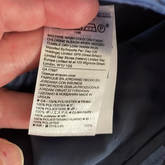 NWT-Banana Republic Blue Camo Shorts, Size 6 - Picture 5 of 5